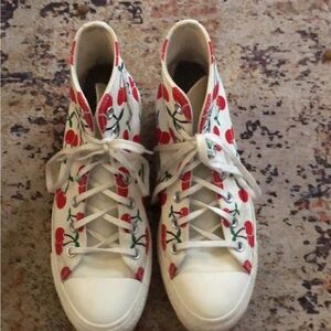Converse Cherry Pattern High-Tops